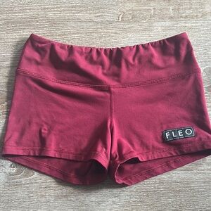 FLEO Women's Burgundy Shorts